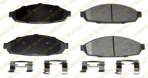 Monroe fx931 brake pad or shoe, front-monroe prosolution semi-metallic brake pad