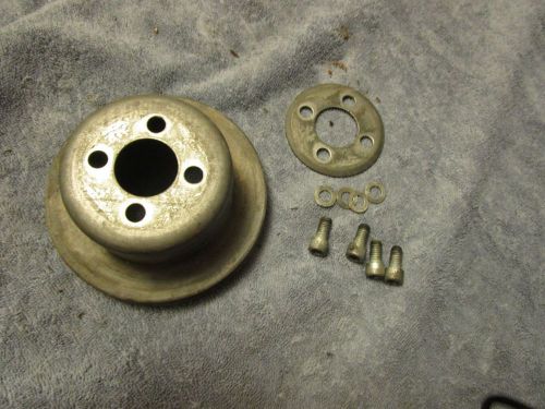 Volvo penta water pump pulley aq170 aq165 inline six cylinder w bolts  washers