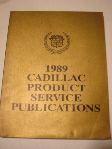 89 cadillac alante fleetwood eldorado seville product service publication manual