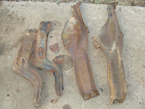 1968 chevy chevrolet ss impala convertible front bumper brackets