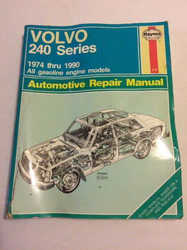 Volvo 240 series automotive repair manual