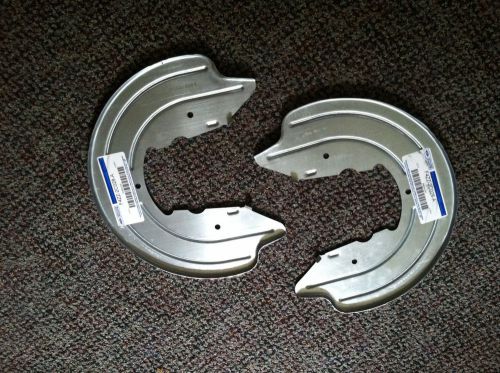 New 1994-04 ford mustang gt cobra bullitt mach 1 8.8&#034; rear brake dust shields