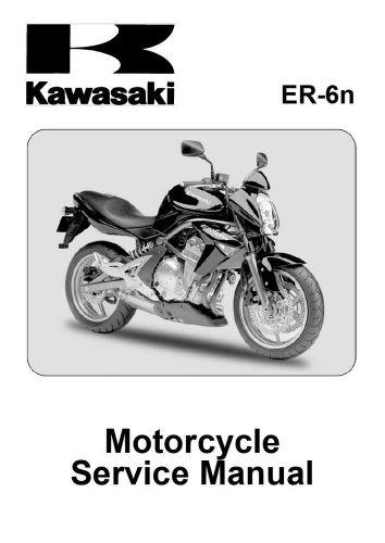 New kawasaki er-6n repair service manual. 2006-2009. print book. free shipping