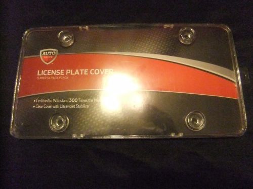 Plastic license plate cover - new!