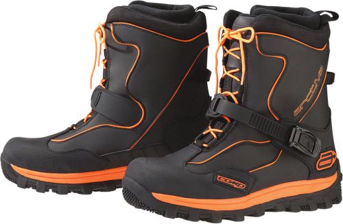 Arctiva snow snowmobile 2016 comp boots (black/orange) us 7