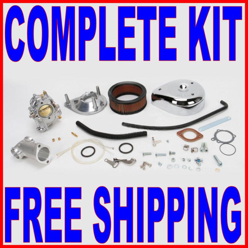 S&s super e carb carburetor kit 1955-1965 harley big twin panhead fl flh 11-0401