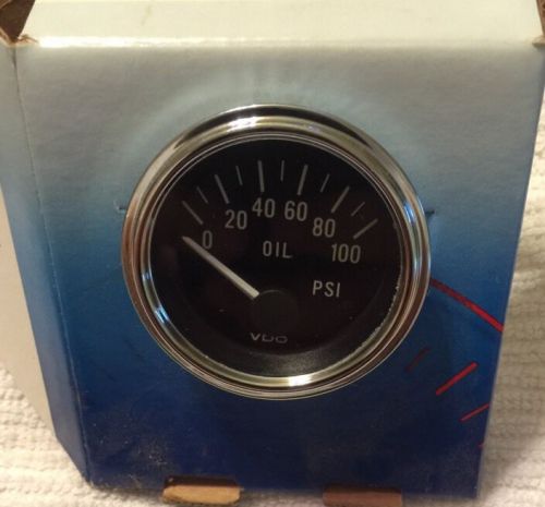 Vdo oil gauge 100 psi • 350 260 002 • 12v new new