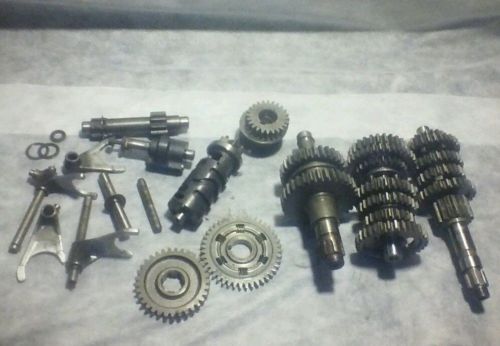 1998 yamaha yfm 350 warrior transmission, gears, shafts, shift forks drum yfm350