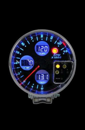 5&#034; digital tachometer w/ tachometer adapter