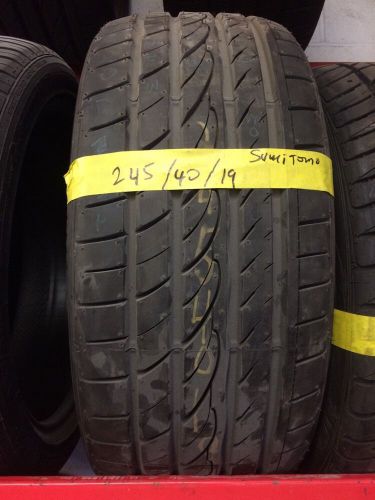 Sumitomo htr z3  245 40 19 98y used tire 10/32