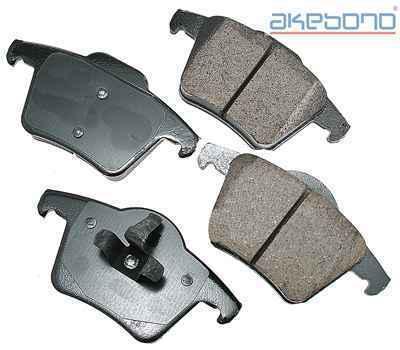 Akebono eur980 brake pad or shoe, rear-euro ultra premium ceramic pads