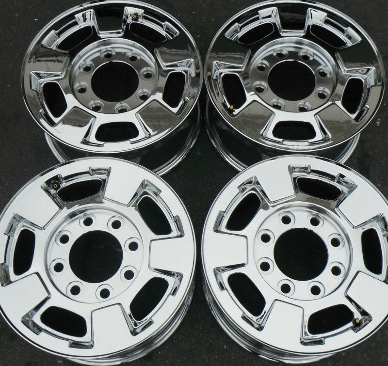 17" chevy silverado 2500 hd heavy duty gmc new chrome wheels purchase oem 2011