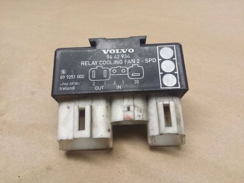 Volvo oem ac cooling fan motor relay 2 speed 850 960 940 s70 v70 s90 v90 92-04