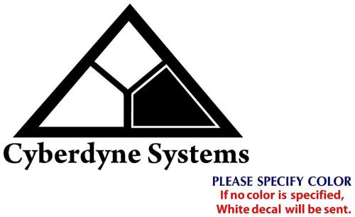 Vinyl decal sticker - cyberdyne systems adhesive funny car truck bumper 7&#034;