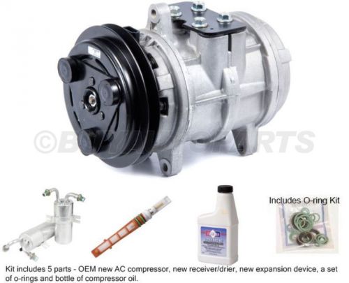 New air conditioning compressor kit - genuine oem ac compressor &amp; clutch + more