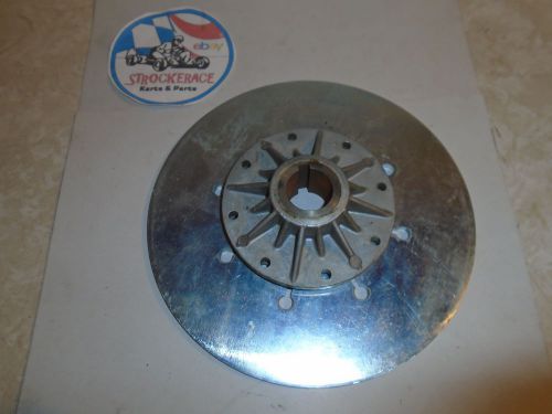 Vintage racing go kart nos airheart 7 3/4&#034; brake rotor w/ 1&#034; axle hub cart part