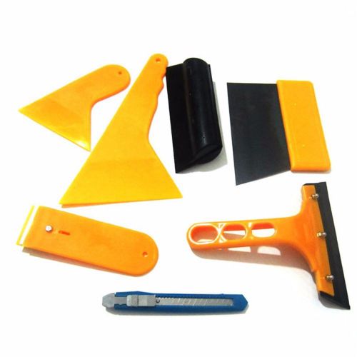 7 in 1 car window installation tool kit set vinyl film wrap scraper application