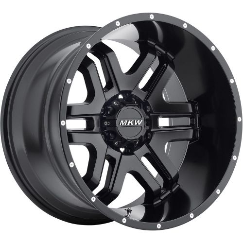 20x9 black mkw offroad m93 6x5.5 +10 wheels open country mt 37x13.50r20lt tires