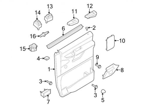 Ford oem speaker cover 7c2z18978aa image 10