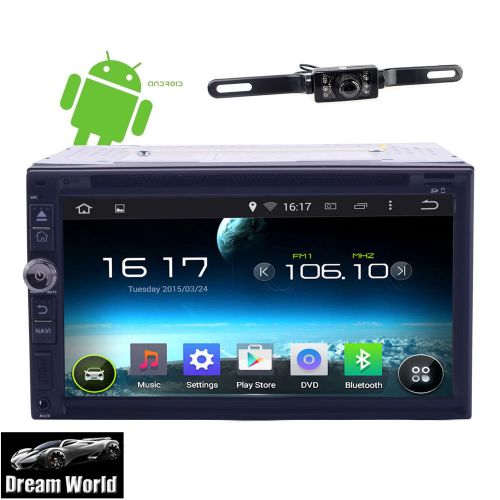 Hd android 4.4 7&#034;inch 2 din car dvd stero gps navi radio wifi 3g ipod + free map