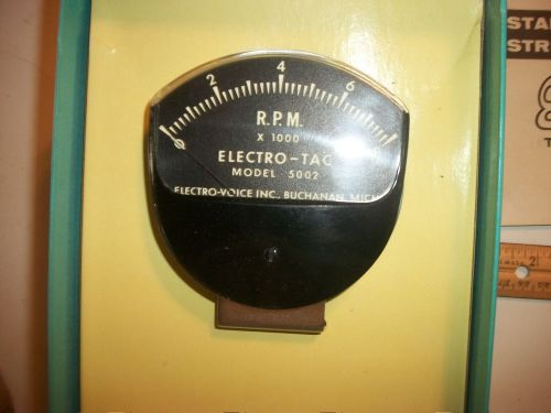 Vintage, electro-voice,electro-tac electric tachometer