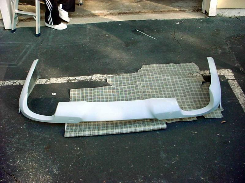 Bmw e64 e63 645ci 6 series ac schnitzer genuine rear apron spoiler #5112 63110 