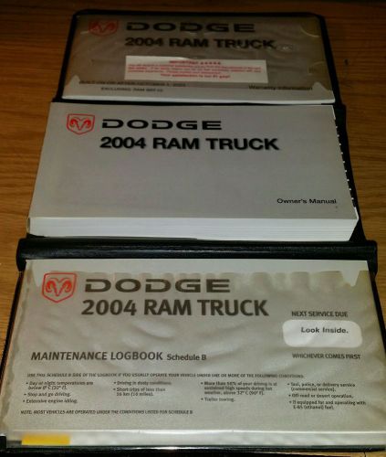 2004 dodge ram truck owners manual