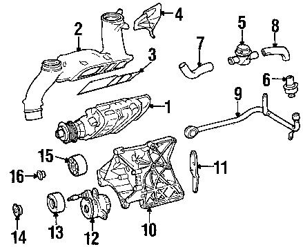 Mercedes-benz 0021406860 genuine oem check valve