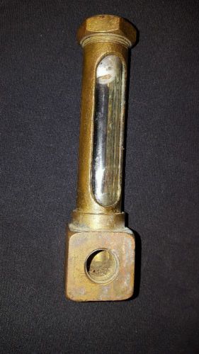 Model t brass and glass sight gauge