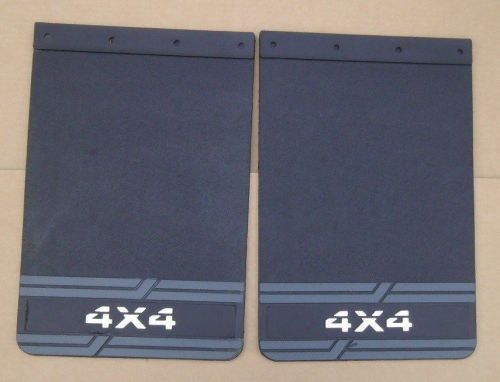 Pr 4x4 4 x 4 truck mud flaps / splash guards 12 x 18 new