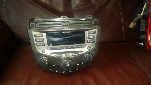 03-07 honda accord radio cd player heat climate control oem # 39175-sda-a120-m2