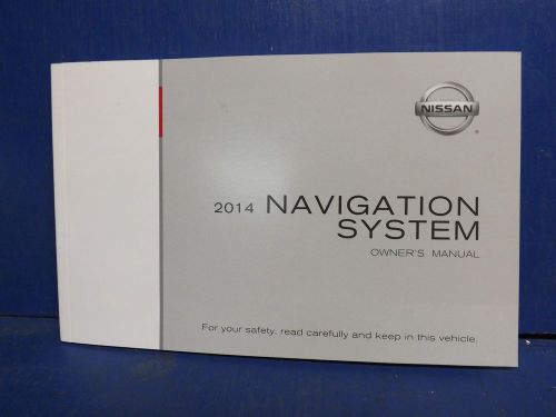 14 nissan altima navigation system owners manual  oem ee269