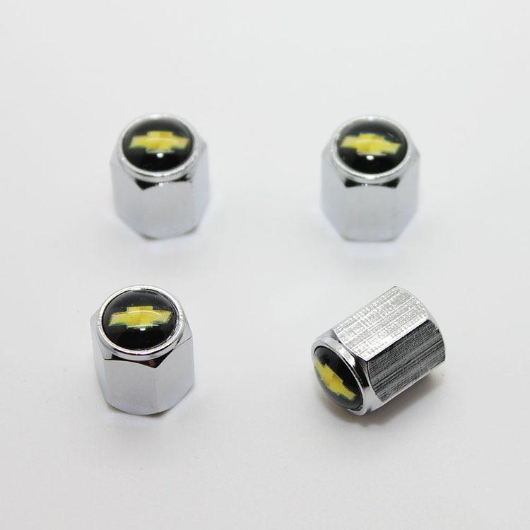 4pcs car tire wheel valves stem caps fit for chevrolet all model