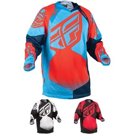 Fly evolution mx dirt bike off-road atv quad motocross jerseys - rev