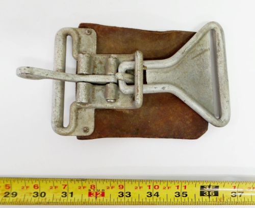 Vintage airplane usaf seat safety belt latch buckle p/n ms22003-1 &amp; ms22013-1