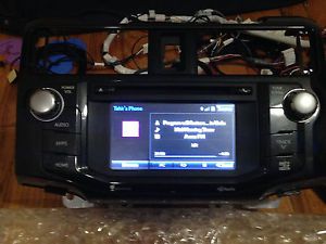 Toyota 4runner 2014- 2016 non jbl gps navigation cd mp3  bt apps grace note hd