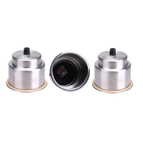 3pcs stainless steel cup drink holder marine boat rv camper (top diameter:91mm)