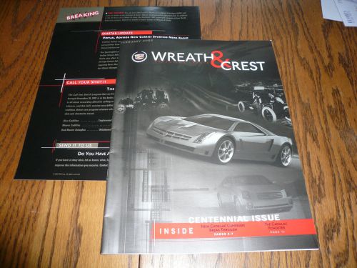 February 2002 cadillac wreath &amp; crest - centennial issue