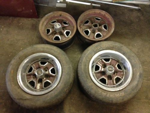 Oldsmobile cutlass rally wheels, set of 4 oem 15 x 7 rims