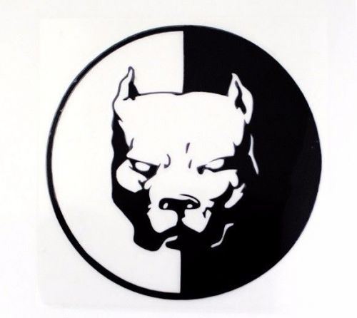 Pitbull car sticker 12*12cm