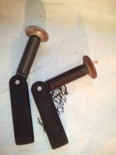 2 nos omc johnson/evinrude transom screws clamp/handle