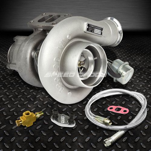 Hx35w turbocharger+36&#034;oil feed line for 94-98 ram 25/3500 cummins 6bt 5.9 diesel