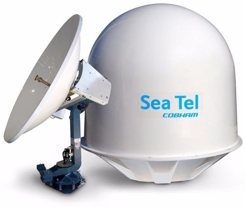 Sea tel 4004, cobham 3-axis marine stabilized satellite tv antenna. 40&#034;