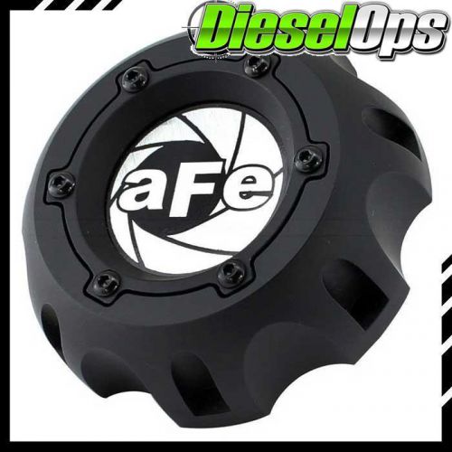 Afe black billet aluminum oil cap for ford powerstroke 6.7l 2011-2015