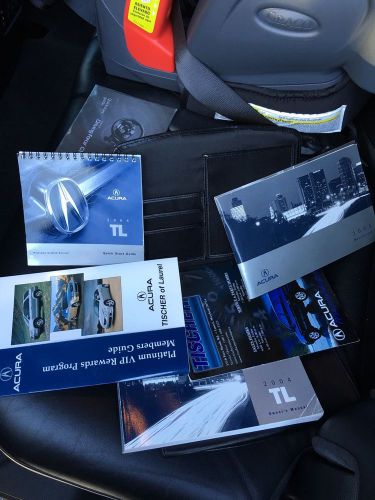 Acura tl 2004 car booklet manual