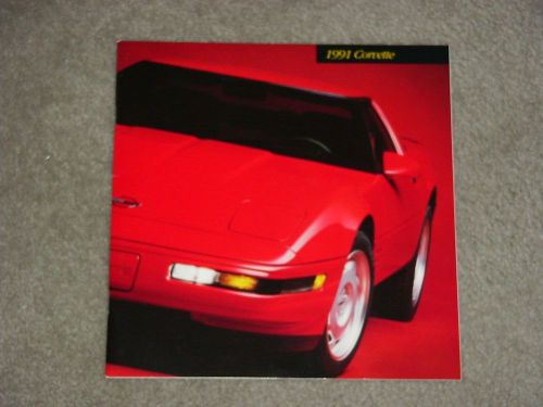1991 corvette deluxe original dealership sales brochure with envelope