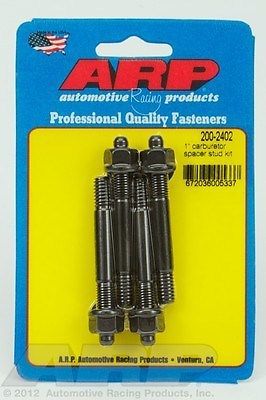 Arp 200-2402 carburetor spacer stud kit 5/16-18/24 x 2.700 length