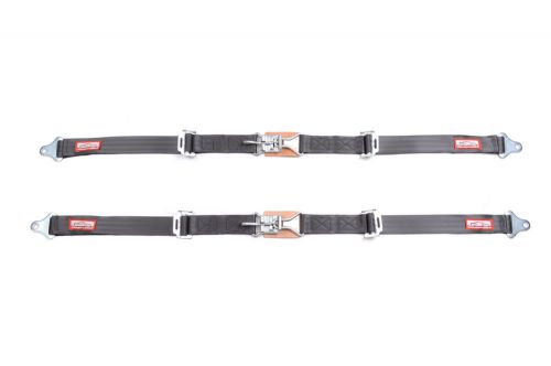 Racerdirect.net new pair 2&#034;&#039; latch &amp; link seat belt 2 pt racing belt gray