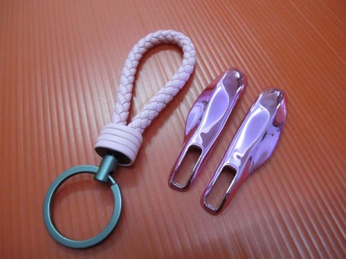 2p cpurple key remote fob cover case trim + pk pu key chain for porsche panamera