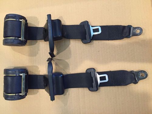 Bmw e30 rear seat belt retractor set (r &amp; l) 325 325i 318i convertible 1986-1993